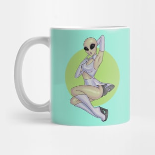 Unidentified Flying Babe Mug